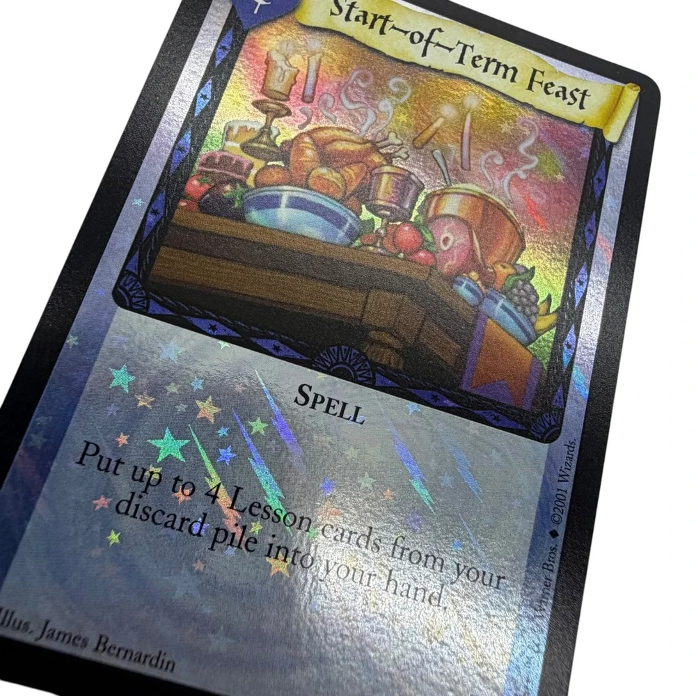 Harry Potter TCG Start-of-Term Feast 27/80 Quidditch Cup Holofoil Rare 2001 TCG